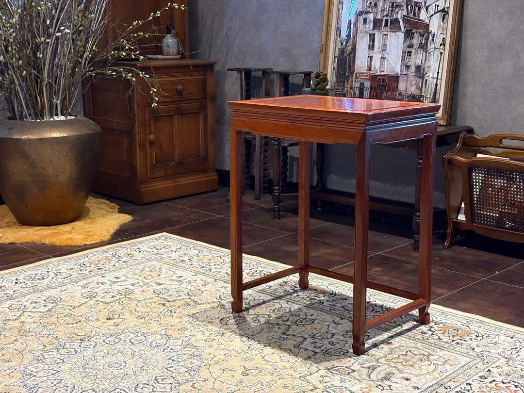 唐木 サイドテーブル コーヒーテーブル アンティーク ヴィンテージ IG