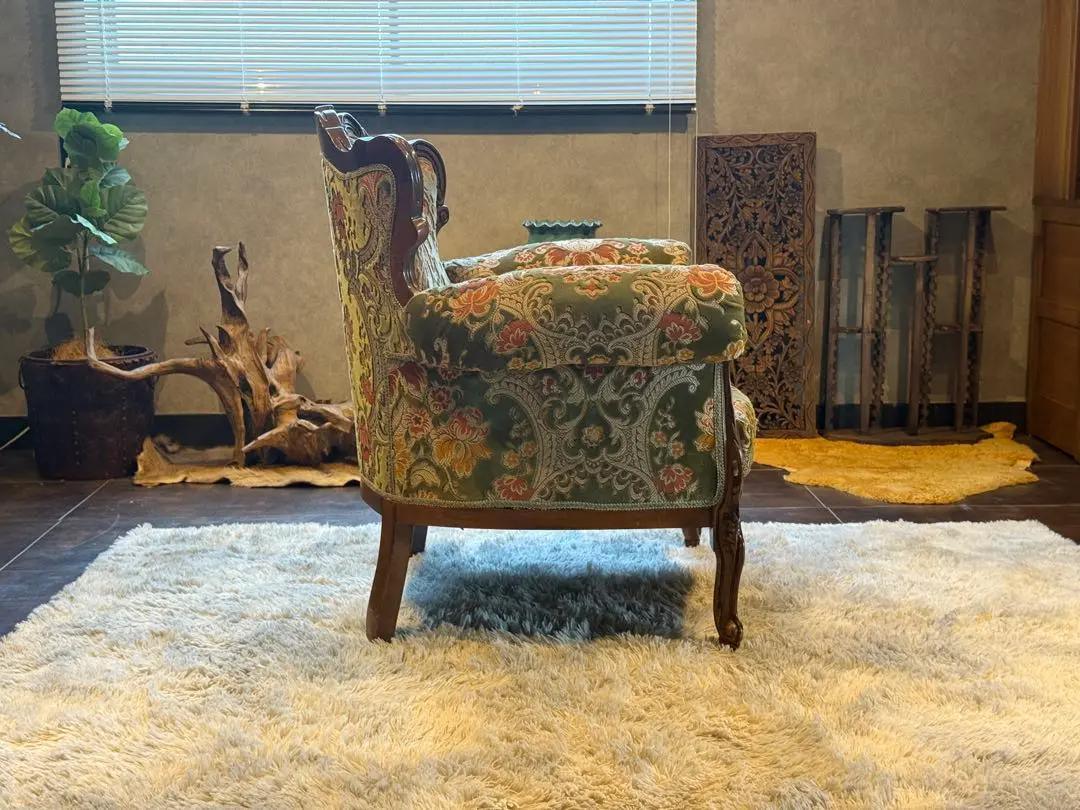 金華山織　クラシック　クラシカル　アームソファ　猫脚　ヨーロピアン　GZ