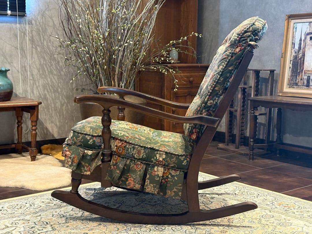 飛騨産業 キツツキマーク ロッキングチェア アンティーク ヴィンテージ YZ