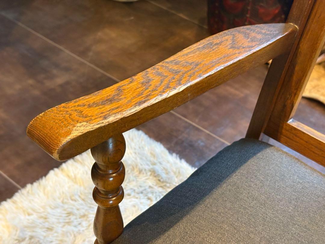 リメイク品　Brugge 三越ブルージュ　アームチェア　肘付き椅子 ny