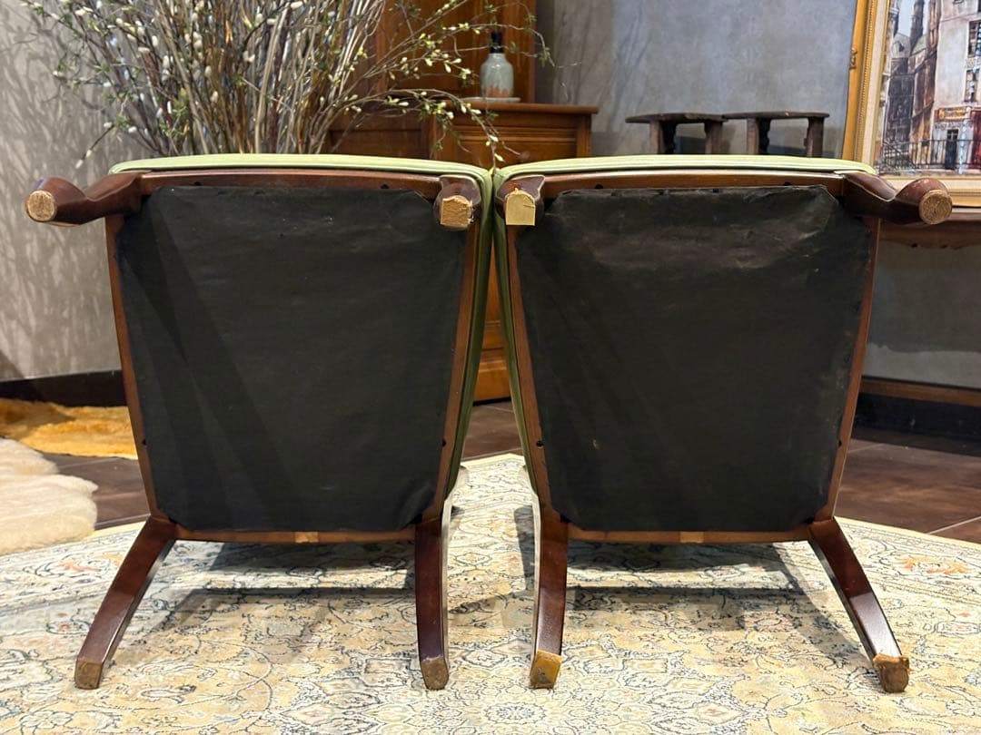 maruni マルニ木工 ダイニングチェア 本革レザー ビンテージ nZ