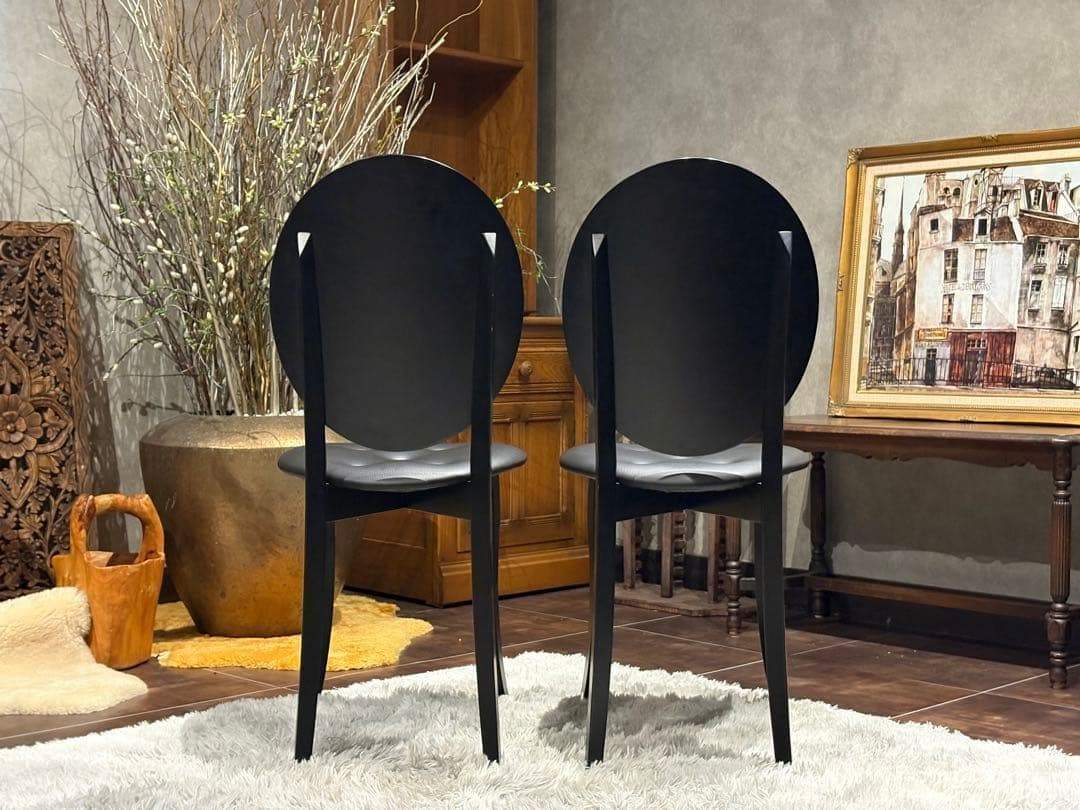 モダン　Buono ヴォーノ 6 ブラックチェア　パーソナルチェア 椅子 Sn