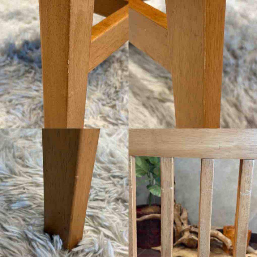 山善　YAMAZEN ダイニングチェア　リビングチェア　ビンテージ　4脚　YK