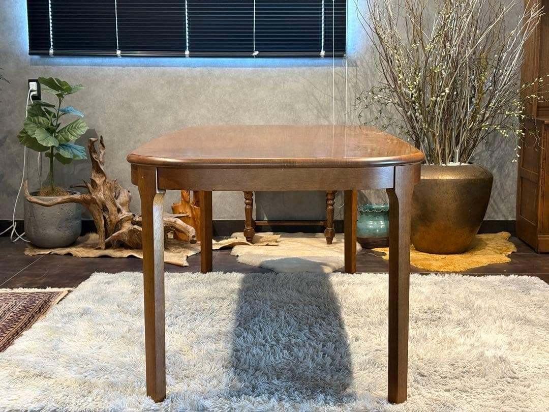 shirakawa 白川木工 飛騨家具 ダイニングテーブル アンティーク R