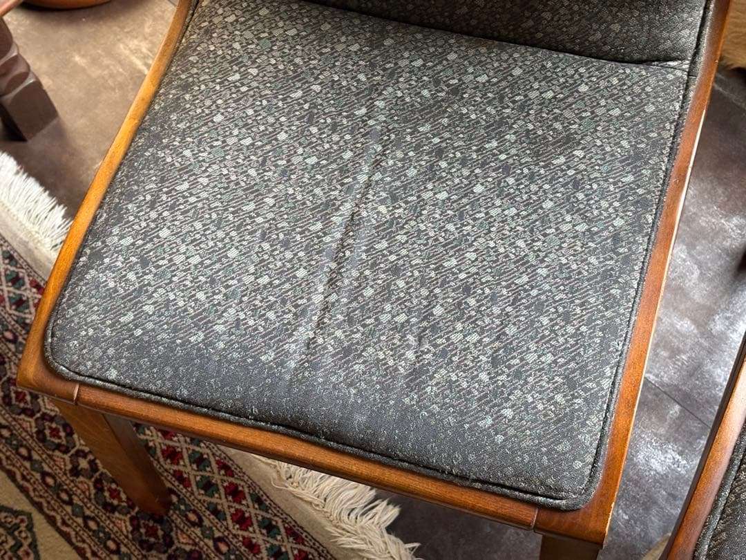 ②オールドカリモク karimoku ヴィンテージチェア　ビンテージチェア　RZ