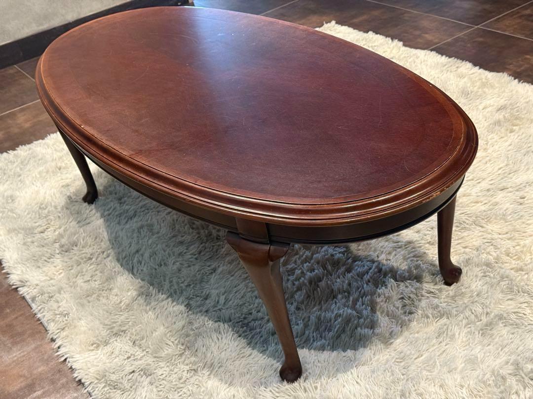 maruni マルニ木工　オールドマルニ　ラウンドテーブル　ローテーブル　猫脚