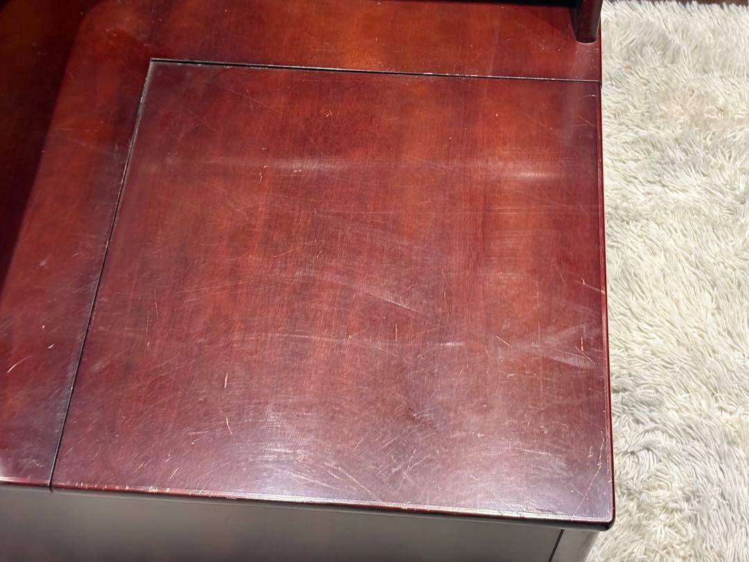 karimoku カリモク　コーナーテーブル　収納　ローズウッド　アンティーク