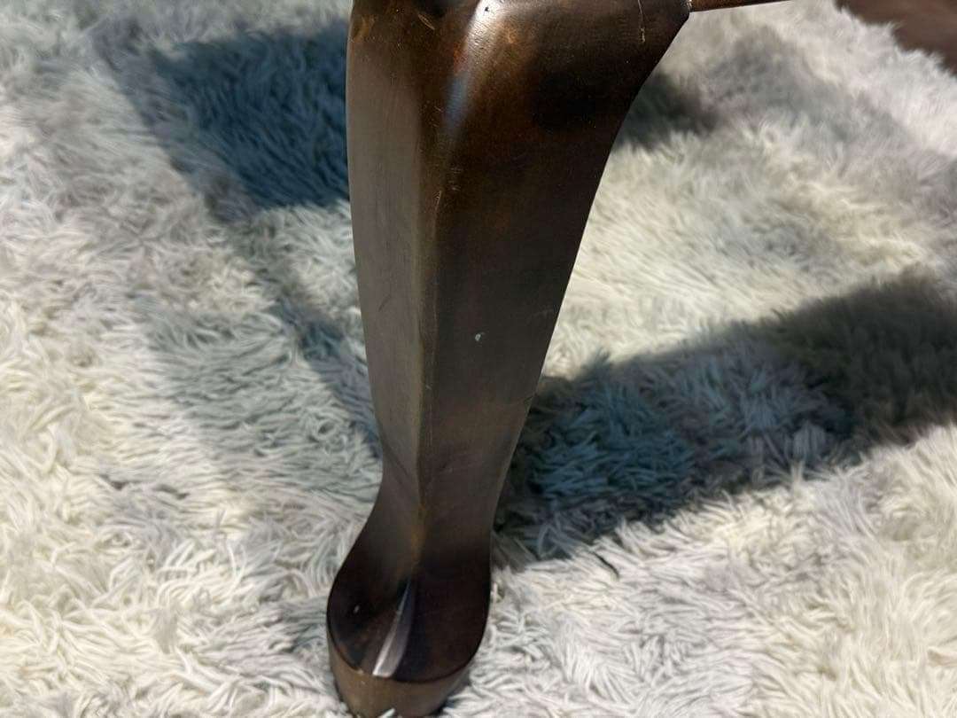 アジアン　クラシック　ヴィンテージ　猫脚　センターテーブル　引き出し付　YZ