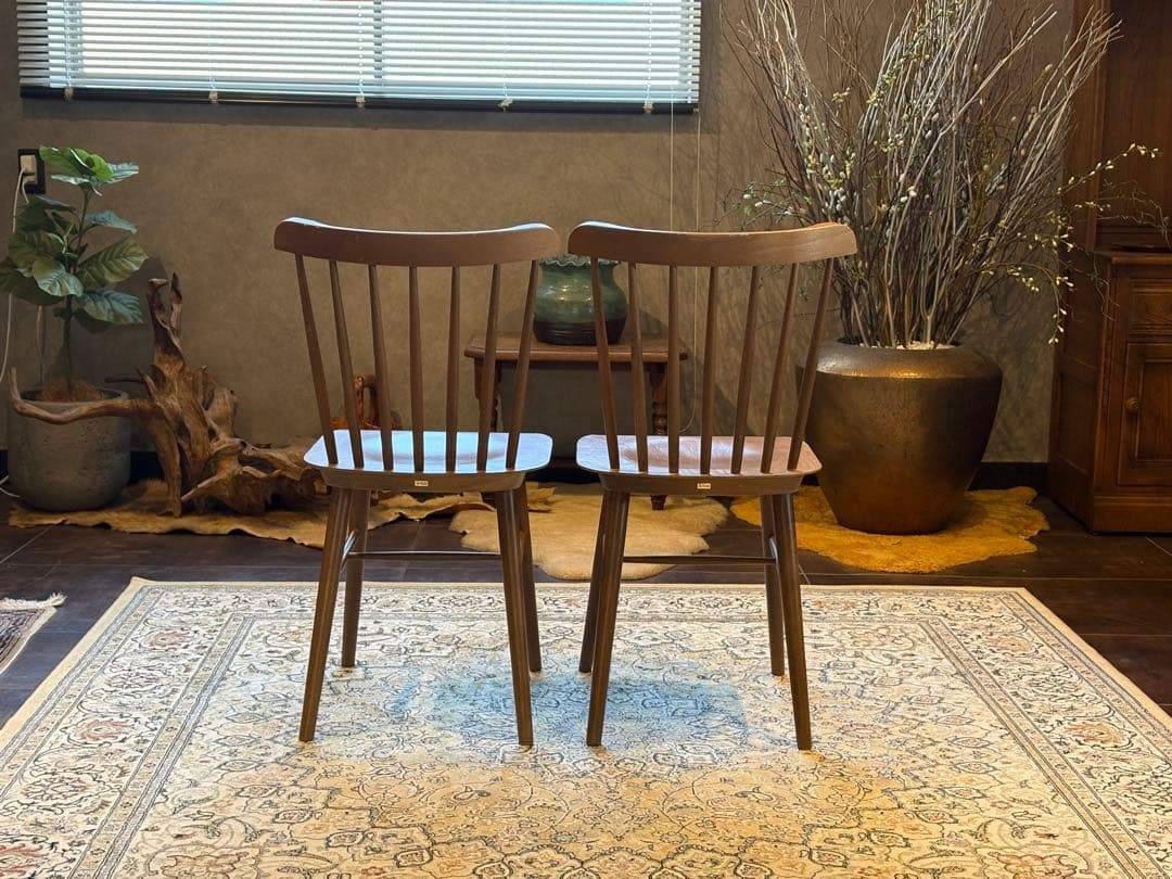 TON トン　ウィンザーチェア　スポークチェア　ビンテージ　2脚セット　SZ