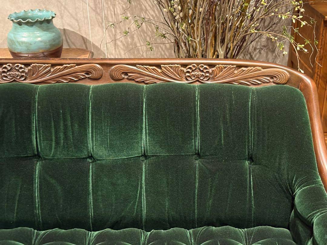 maruni マルニ木工　3人掛けソファ　3Pソファ　リベット　グリーン　GZ