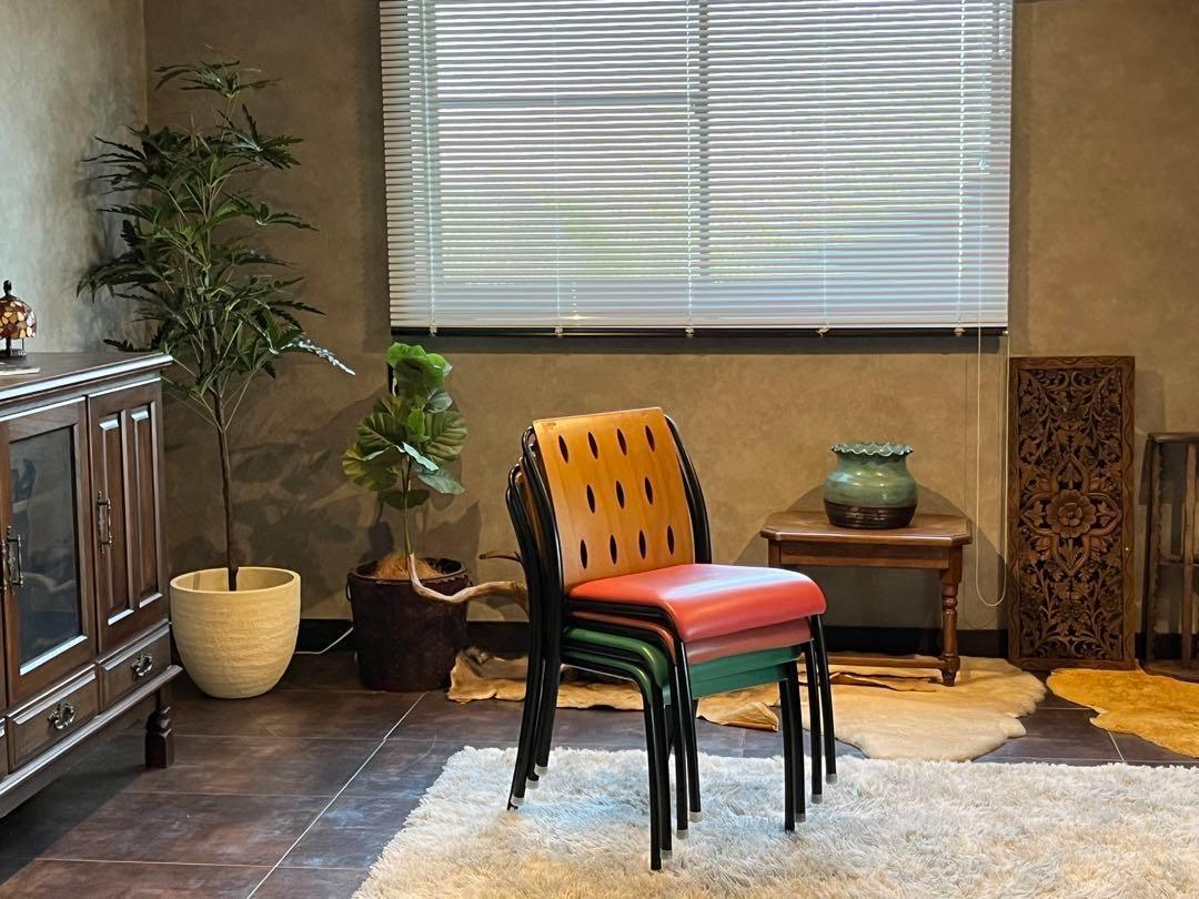 CRES クレス　スタッキングチェア　シティ系　ビンテージ　ポップ　RZ