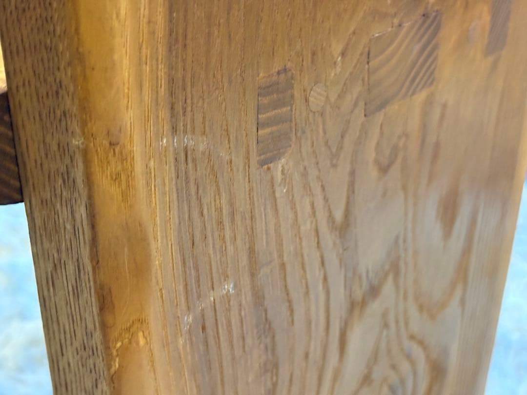 ③ 希少　レトロ　無垢材　ヴィンテージ　カフェ　店舗什器　ハイバックチェア　In