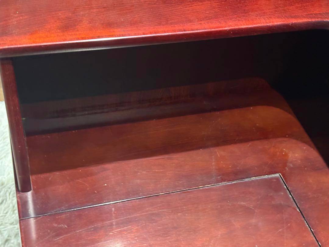 karimoku カリモク　コーナーテーブル　収納　ローズウッド　アンティーク