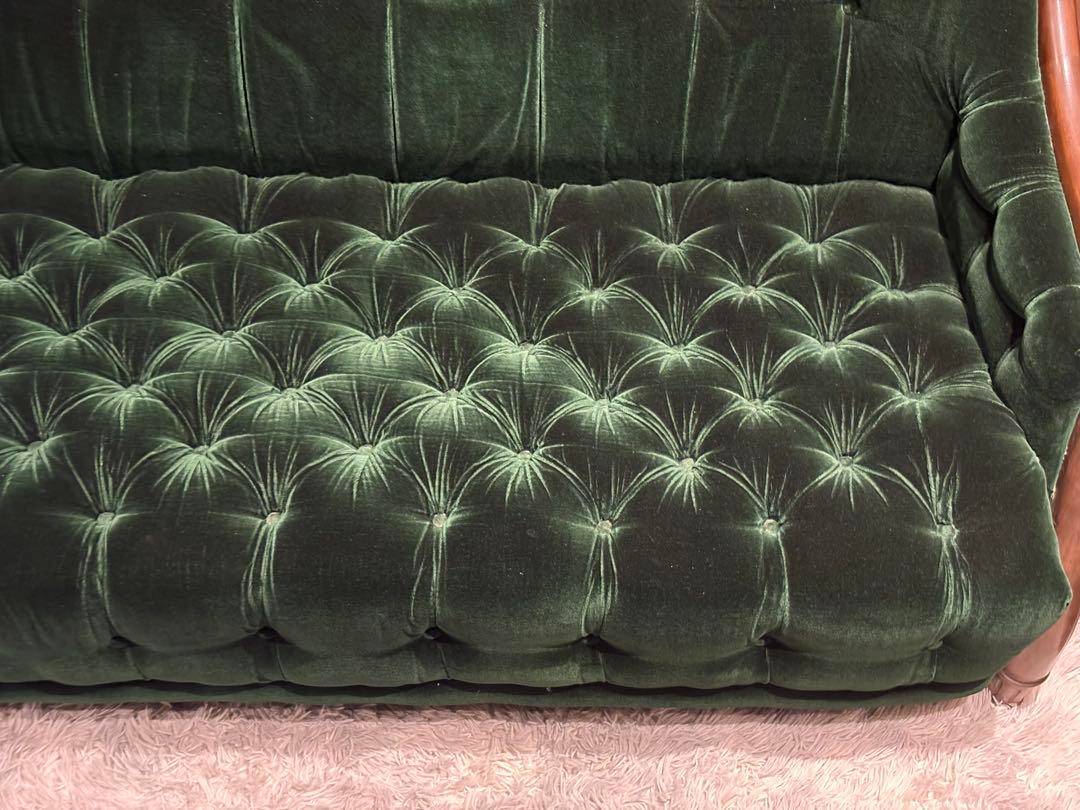 maruni マルニ木工　3人掛けソファ　3Pソファ　リベット　グリーン　GZ