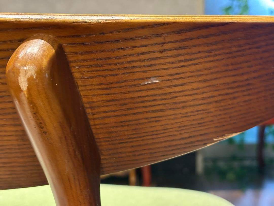 北欧テイスト ダイニングチェア グリーン アンティーク ヴィンテージ nZ