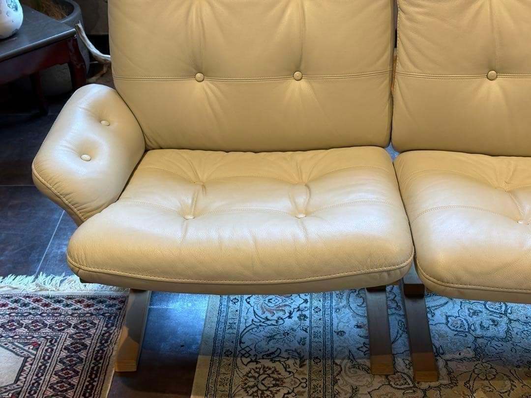 3人掛け本革ソファ　カリモク　karimoku セパレートソファ　3脚　InZ