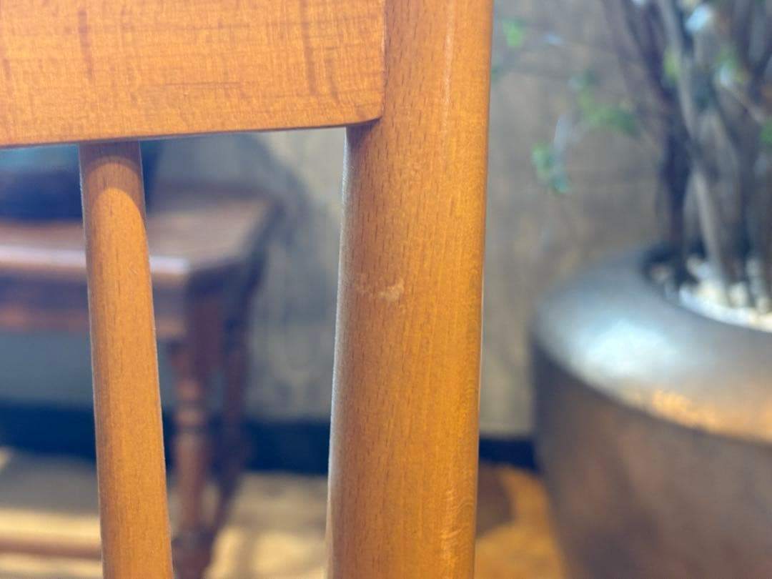 飛騨産業 キツツキマーク ダイニングチェア スポークチェア アンティーク nZ