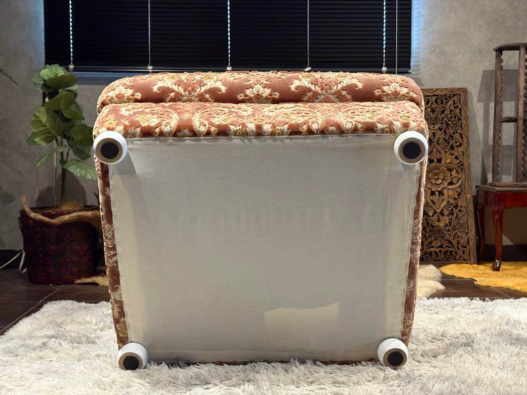 ソファ　ベロア　クラシック　金華山織　クラシカル　レッド　ヴィンテージ　IZ