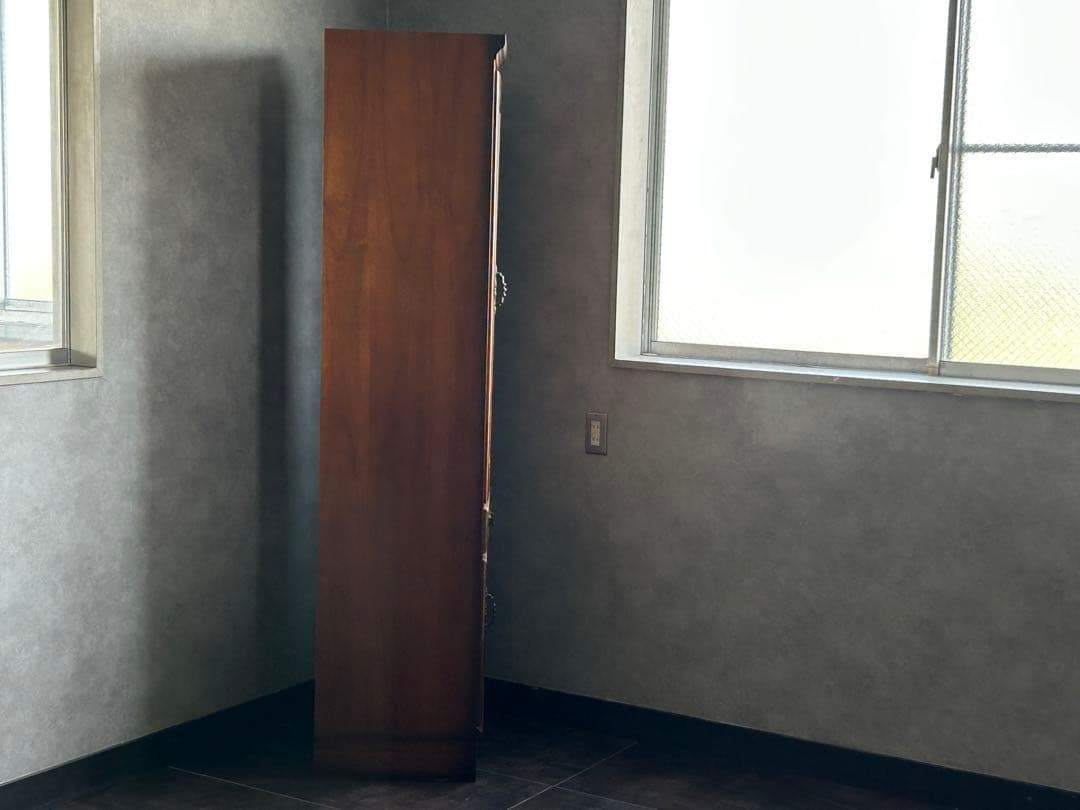 レトロ　karimoku　カリモク コロニアル カップボード キャビネット GZ