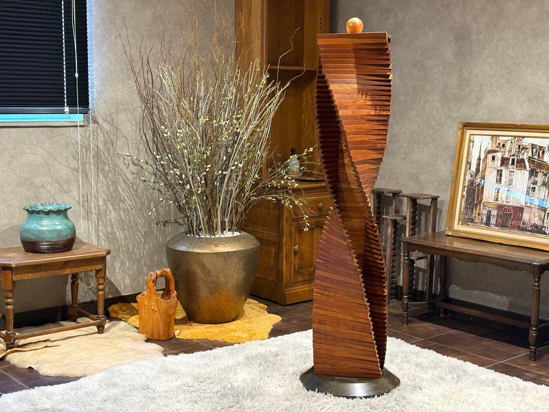 ② Jonny B 回転式CDラック　コレクションケース　ウォールナット　RZ