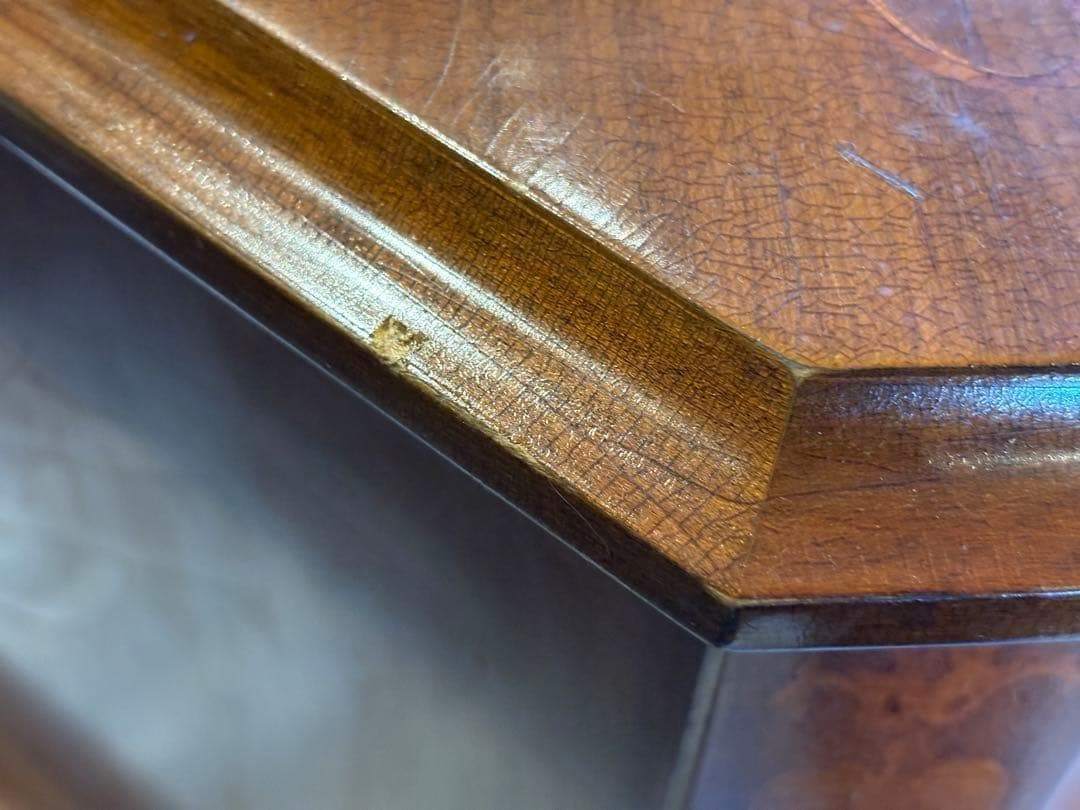 イタリア製　象嵌　猫脚　サイドボード　キャビネット　両開き　チェスト　ygz