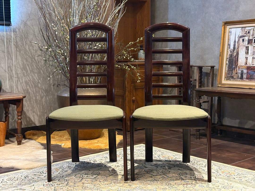 ②karimoku カリモク ダイニングチェア ハイバック リメイクIR