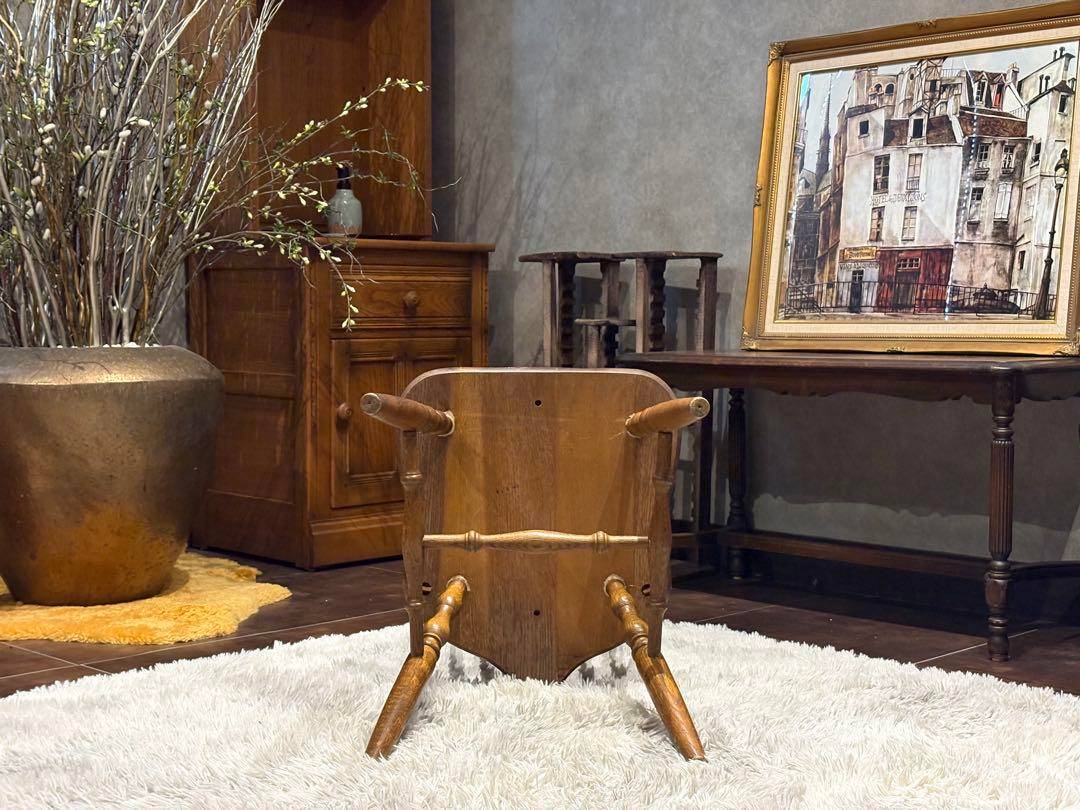 KMK 無垢材　ウィンザーチェア　スポークチェア　飛騨産業　アンティーク　SZ