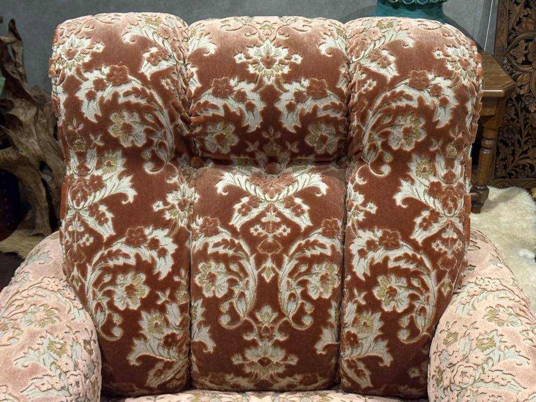 ソファ　ベロア　クラシック　金華山織　クラシカル　レッド　ヴィンテージ　IZ