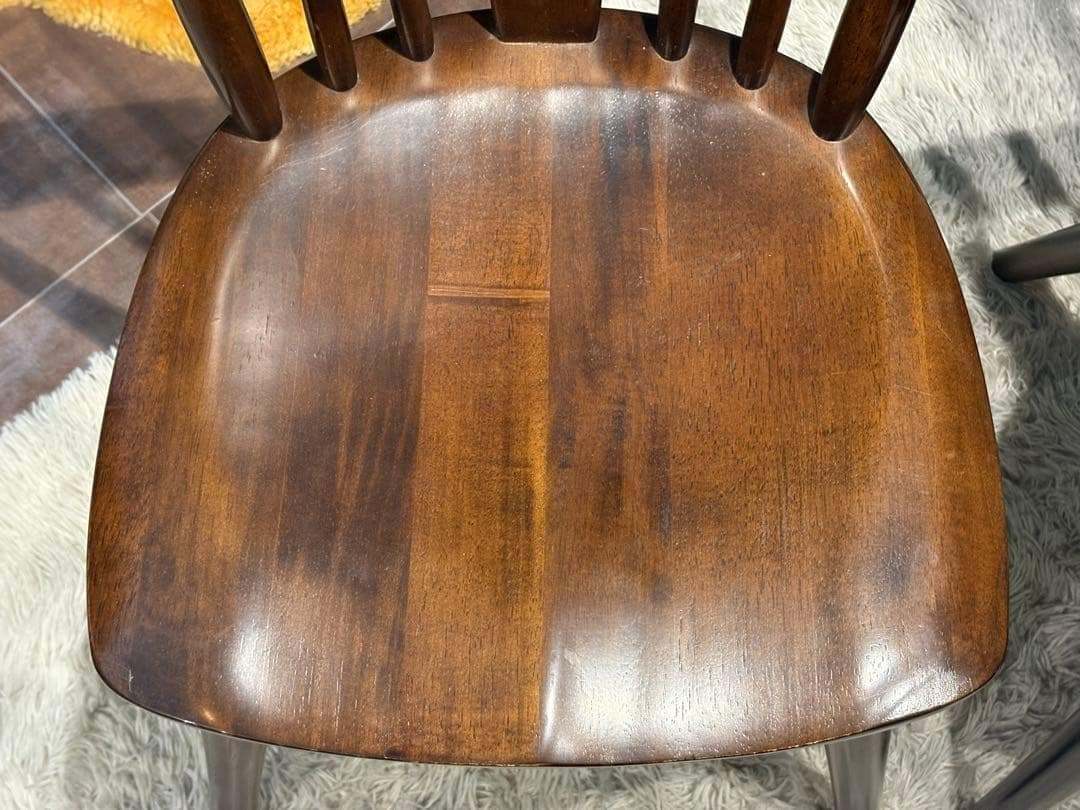 ①KASHIWA 柏木工　ウィンザーチェア　スポークチェア　アンティーク　SY