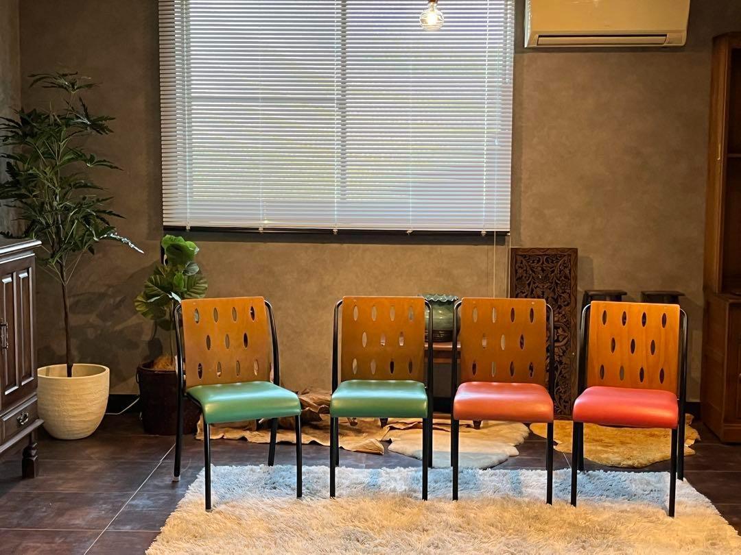 CRES クレス　スタッキングチェア　シティ系　ビンテージ　ポップ　RZ