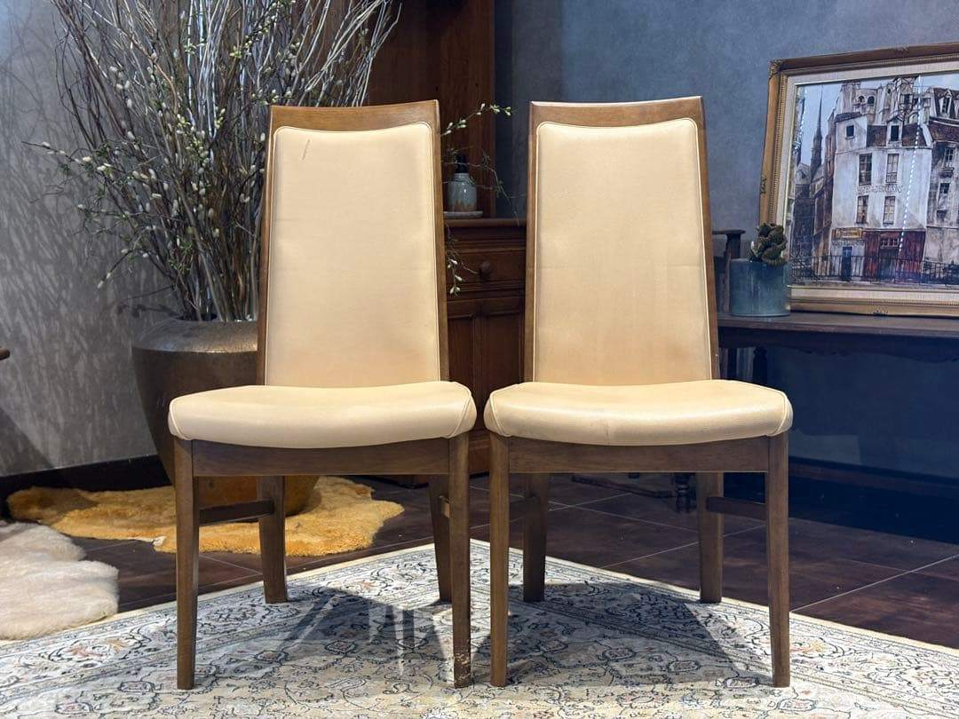 ①カリモク Direttore ディレトーレ ダイニングチェア 合皮レザー nZ