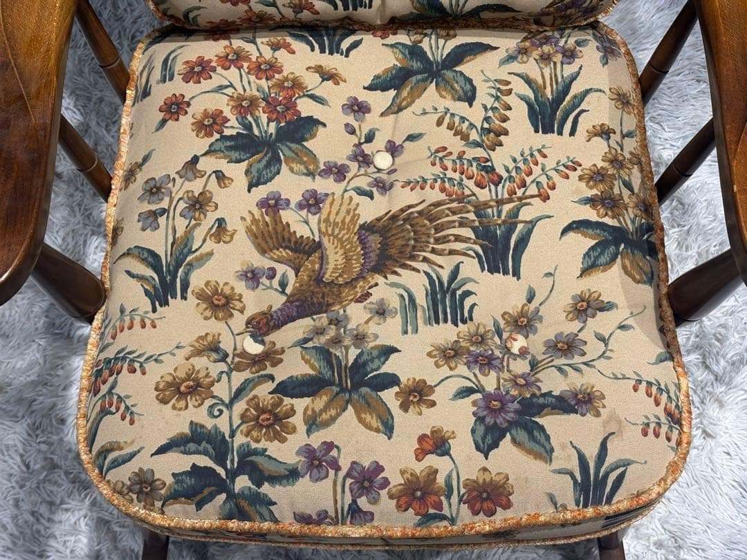 飛騨産業 キツツキマーク ロッキングチェア ダイニングチェア ビンテージ GZ