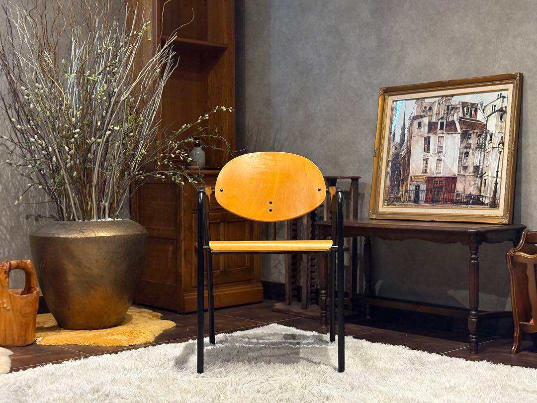 シティ系 ダイニングチェア　リビングチェア　アームチェア　椅子　ヴィンテージ　G