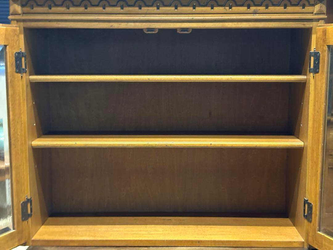 karimoku カリモク　食器棚　ディスプレイ　ガラスケース レトロ　IZ