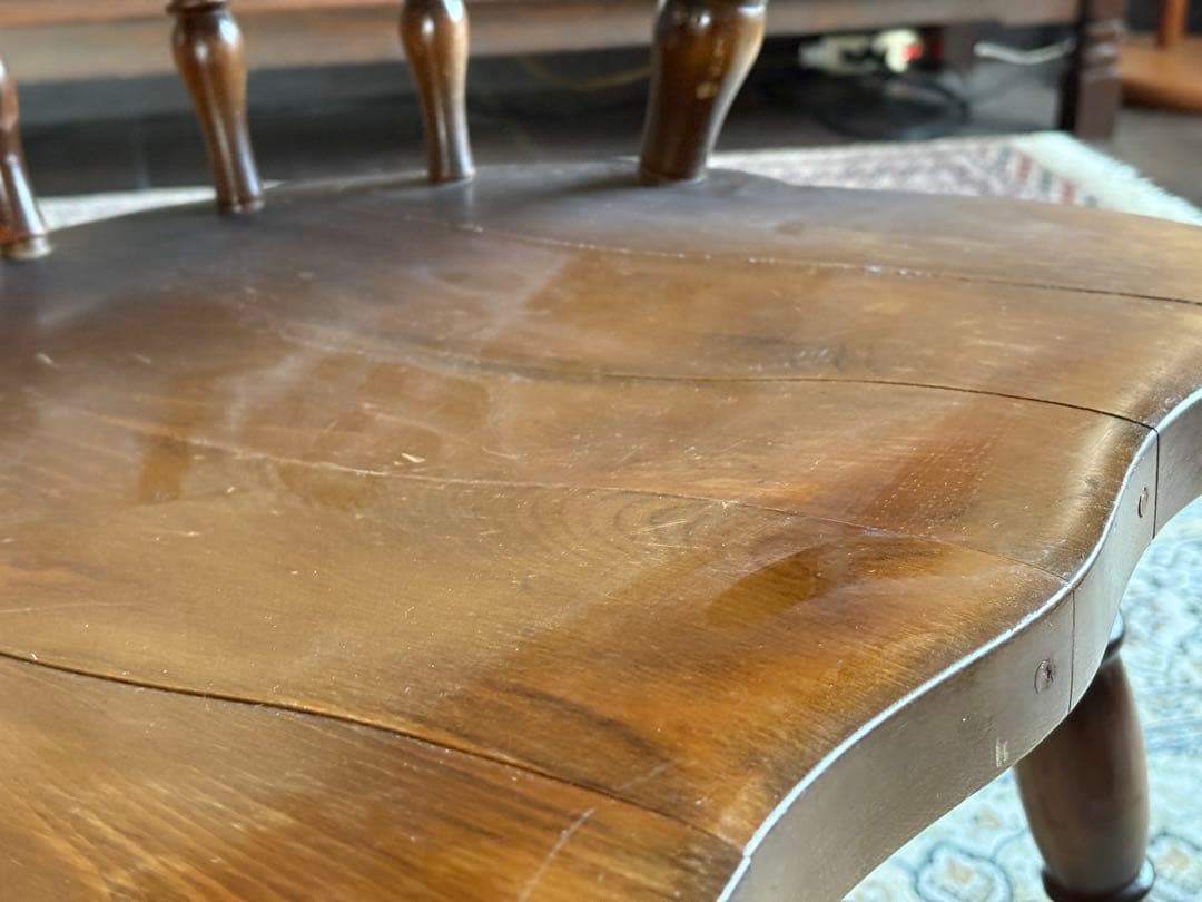 飛騨産業　キツツキマーク　アームチェア　スポークチェア　レトロ　ヴィンテージ