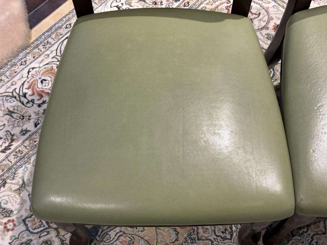 maruni マルニ木工 ダイニングチェア 本革レザー ビンテージ nZ