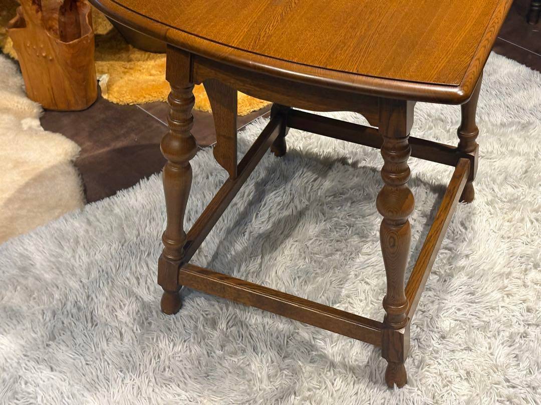 希少　ホビンレッグ　サイドテーブル　ローテーブル　アンティーク　クラシック