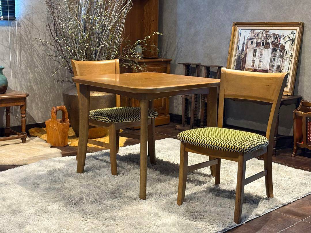 カリモク　karimoku 猫脚　クラシック　ダイニングセット　金華山織　IKG カリモク karimoku 猫脚 クラシック ダイニングセット 金華山織 IKG