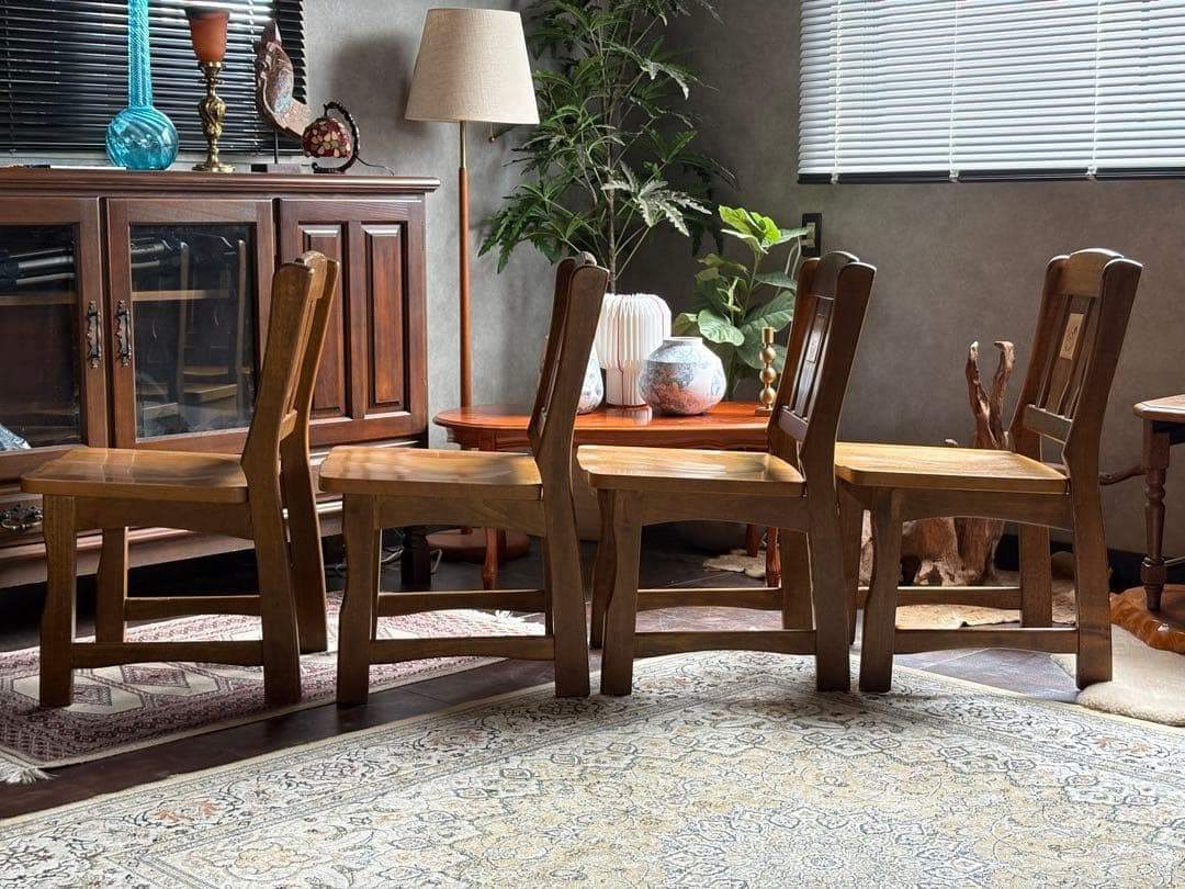 イーストウッド　EAST WOOD レトロ　ビンテージチェア　４脚セット　YZ