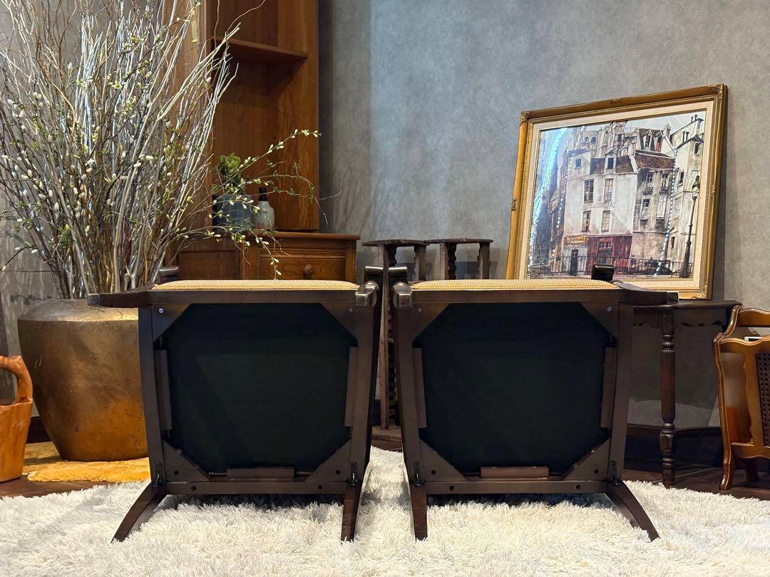 ②ダイニングチェア　アームチェア　アンティーク　ヴィンテージ　ビンテージ　IR