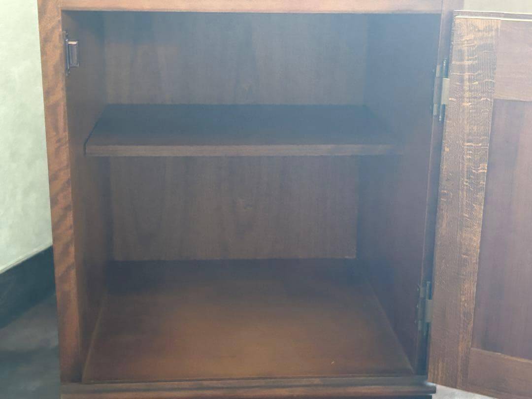 レトロ　karimoku　カリモク コロニアル カップボード キャビネット GZ