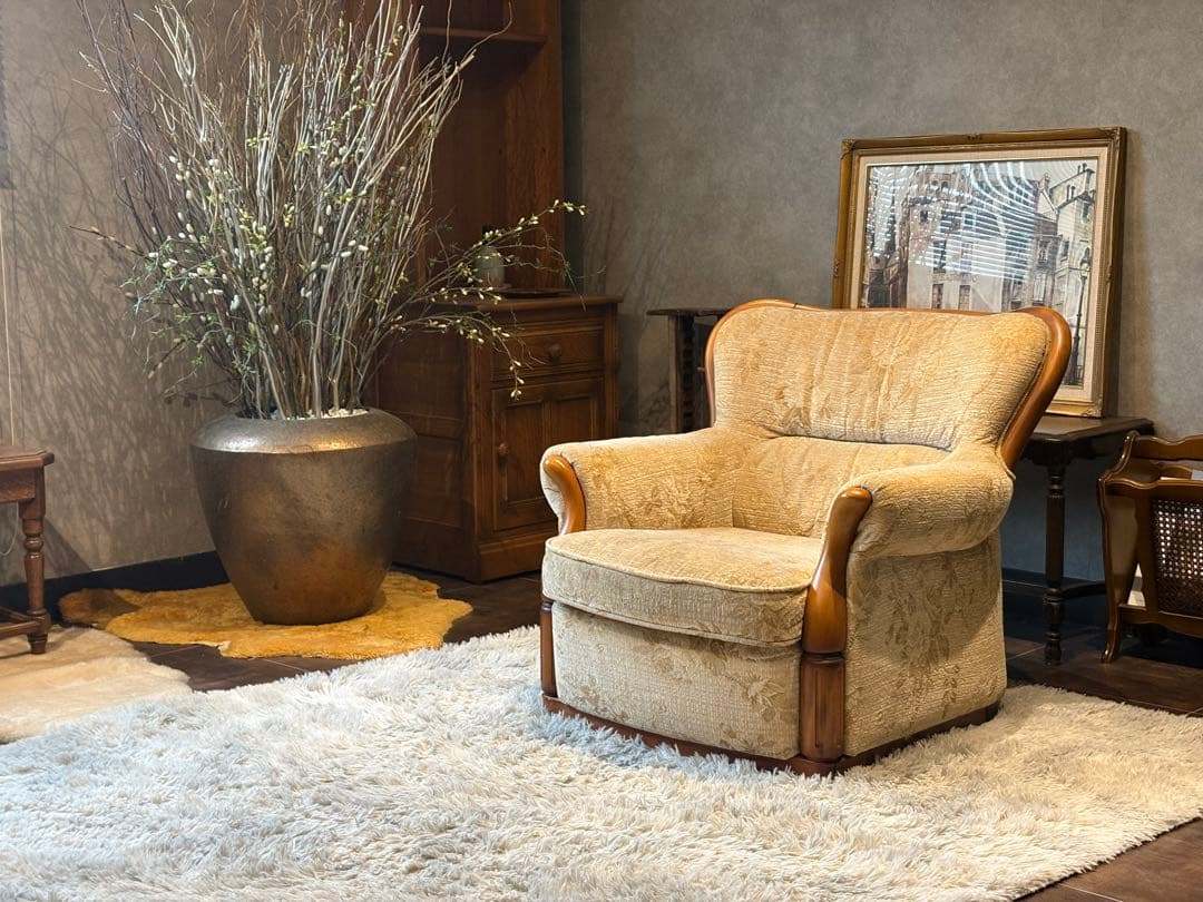 希少　hikari 光製作所 1人掛けソファ アームソファ ファブリック nZ