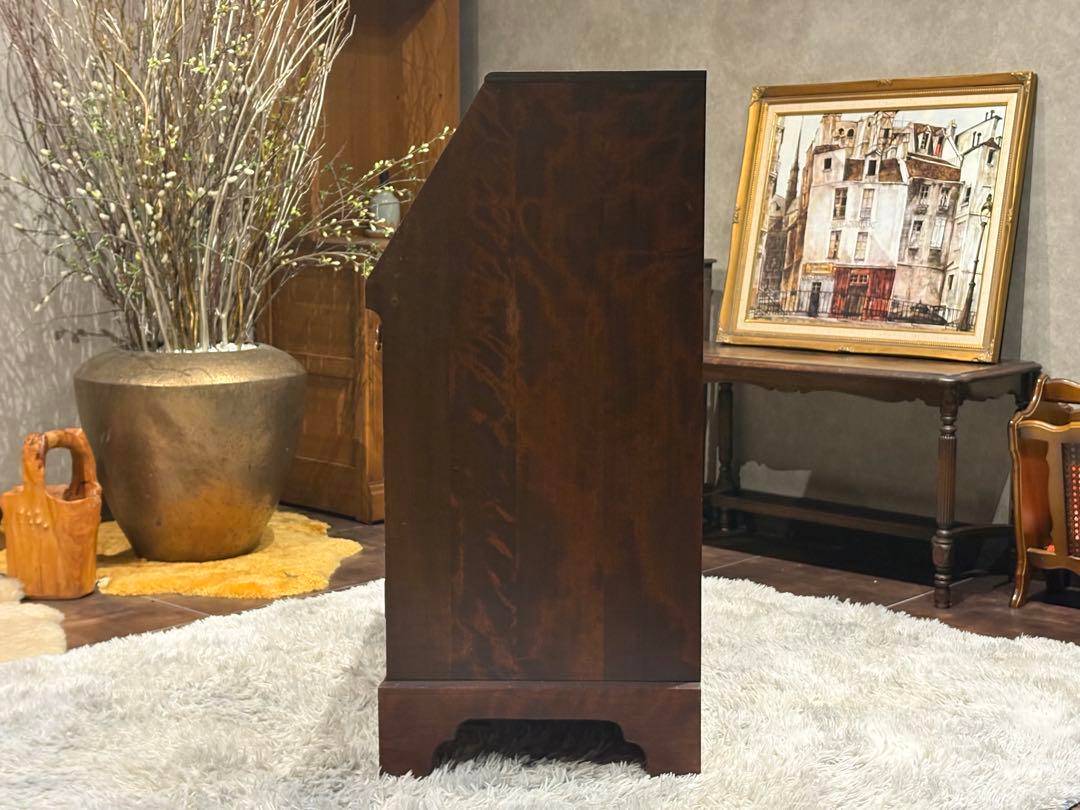 北海道民芸　ライティングビューロー　学習机　作業机　アンティーク　SG