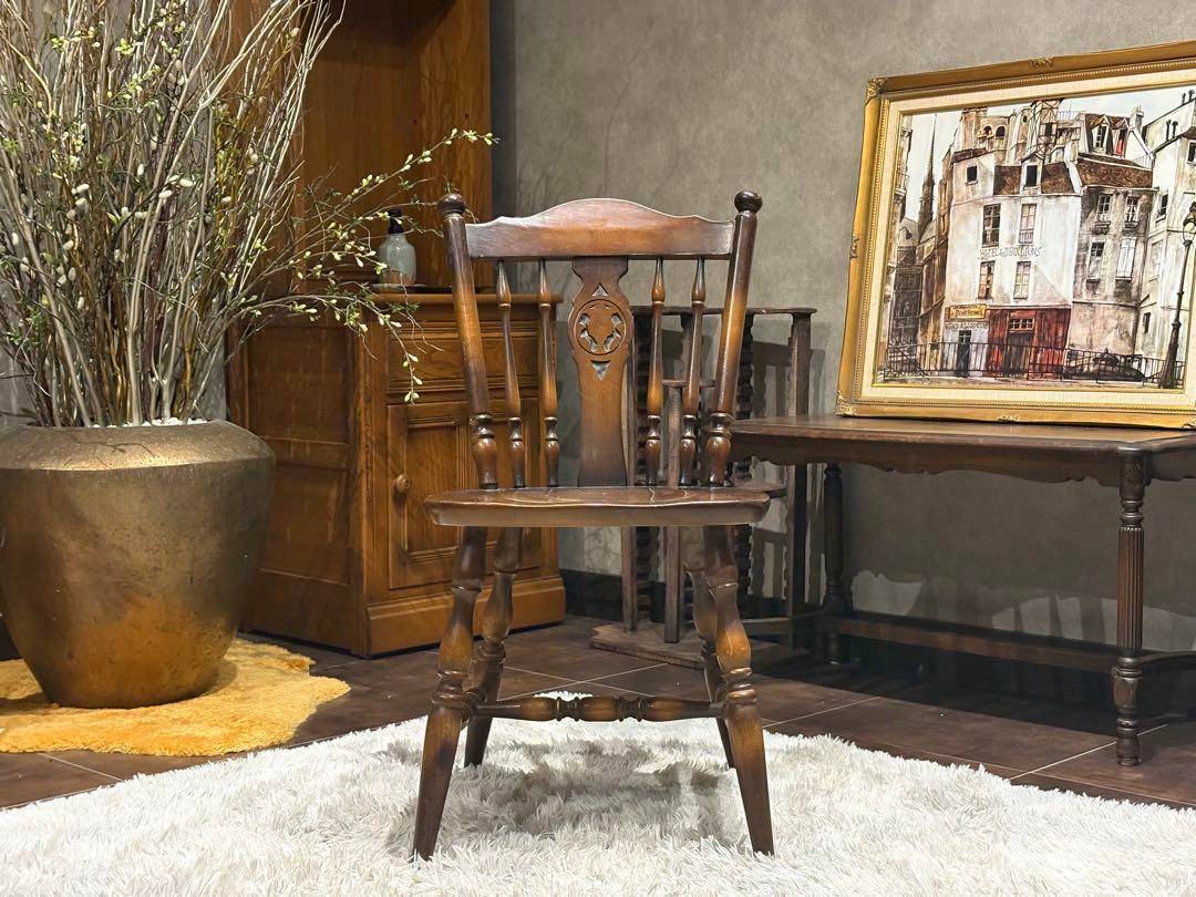 飛騨産業　キツツキ　ウィンザーチェア　スポークチェア　ヴィンテージ　IG