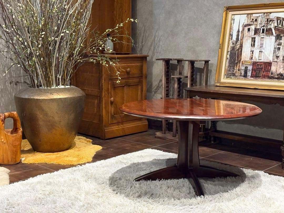 karimoku カリモク　ローテーブル　コーヒーテーブル　アンティーク　SZ