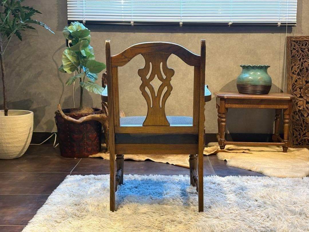 リメイク品　Brugge 三越ブルージュ　アームチェア　肘付き椅子 ny