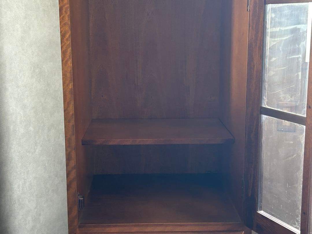 レトロ　karimoku　カリモク コロニアル カップボード キャビネット GZ