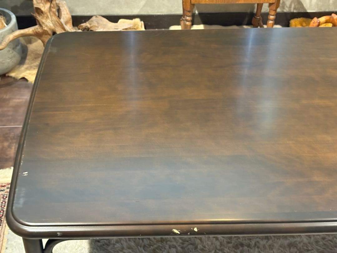 karimoku カリモク　ダイニングテーブル　ラタンテーブル　ビンテージ　nK