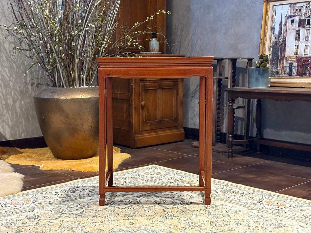 唐木 サイドテーブル コーヒーテーブル アンティーク ヴィンテージ IG