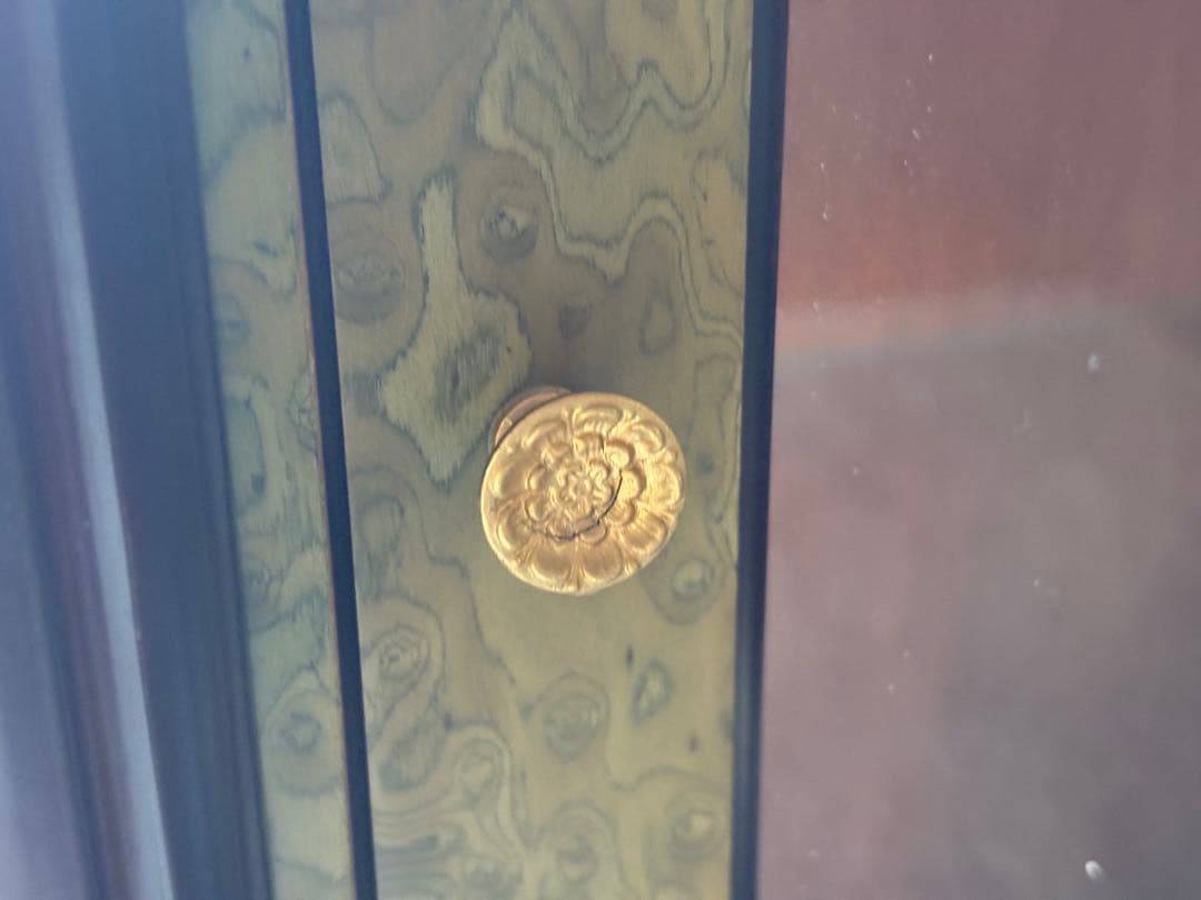 象嵌 キャビネット ガラスケース ショーケース アンティーク ビンテージ YZ